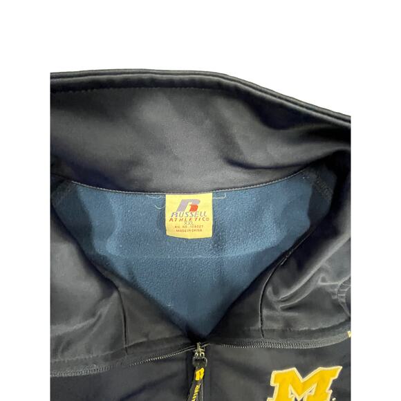 90s University of Michigan Russell Athletic Full Zip Warm Up Jacket Sz XXL - Picture 4 of 11